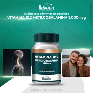 Metilcobalamina Vitamina B12 5 000mcg Manipulado - 30, 60, 90, 120 ou 180 Pastilhas Sublinguais em Oferta na Shopee