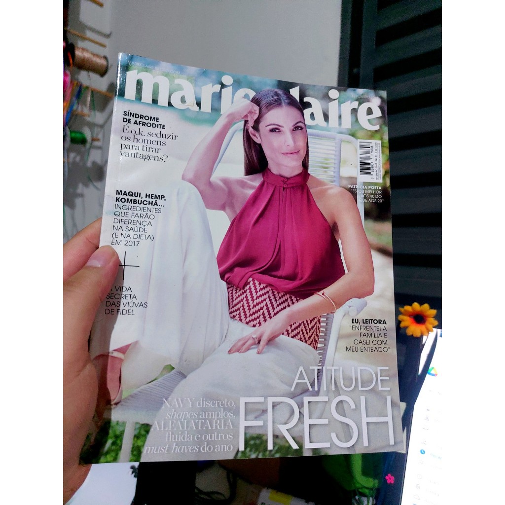 Revista Marie Claire, Fevereiro 2017 nº311 - Capa Patricia Poeta