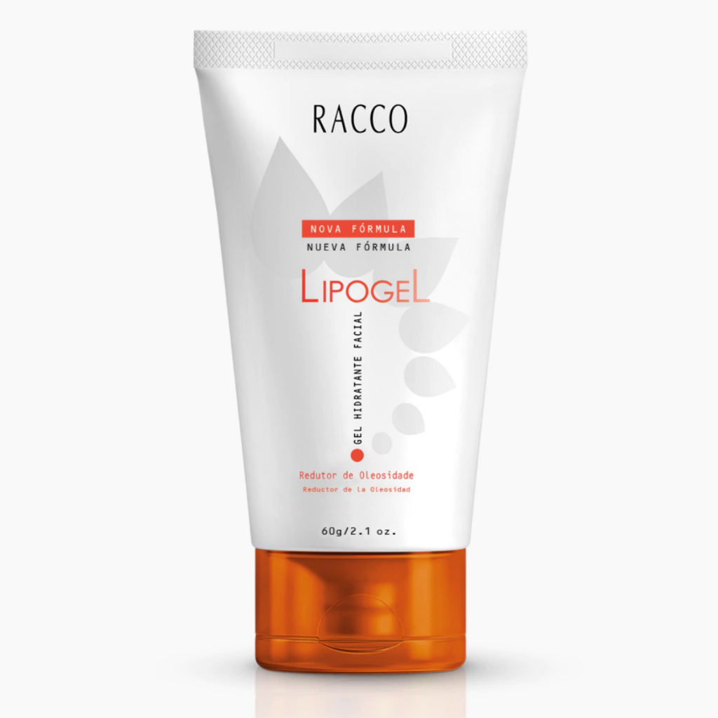 Gel Hidratante Facial Redutor Oleosidade Lipogel Racco 60g Toque Seco