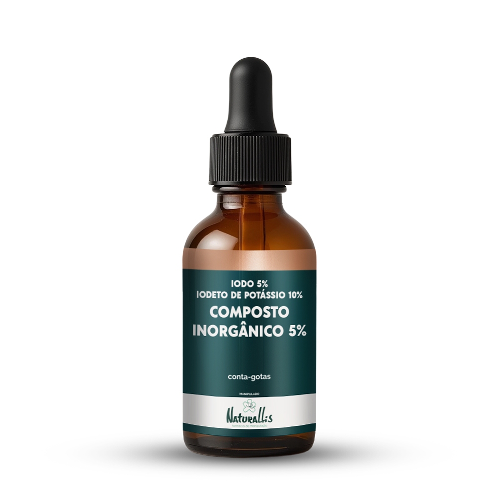 Composto Inorgânico 5% - Manipulado Conta-gotas (30ml/50ml/100ml)