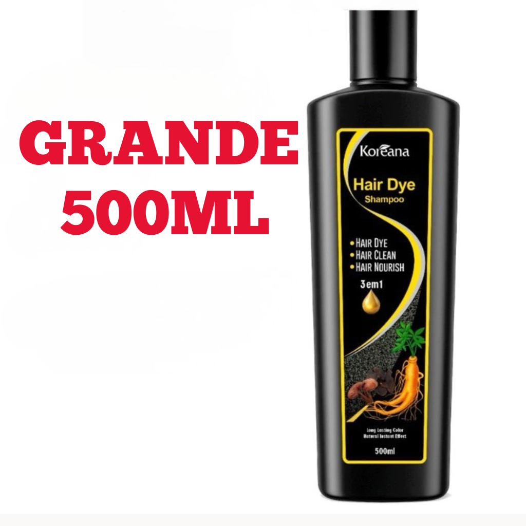 Shampoo Tonalizante Preto Grande 500 Ml - Tintura - Preta em Oferta na Shopee