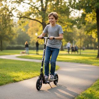 Patinete Infantil Adulto Profissional 2 Rodas Grandes Sem Desenho em Oferta na Shopee