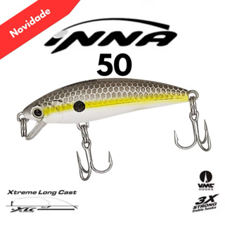 Isca Artificial Inna 50 Pro Tuned - Marine Sports - 5cm / 3,5g Todas as Cores - Robalo Tucunaré Traíra Dourado em Oferta na Shopee