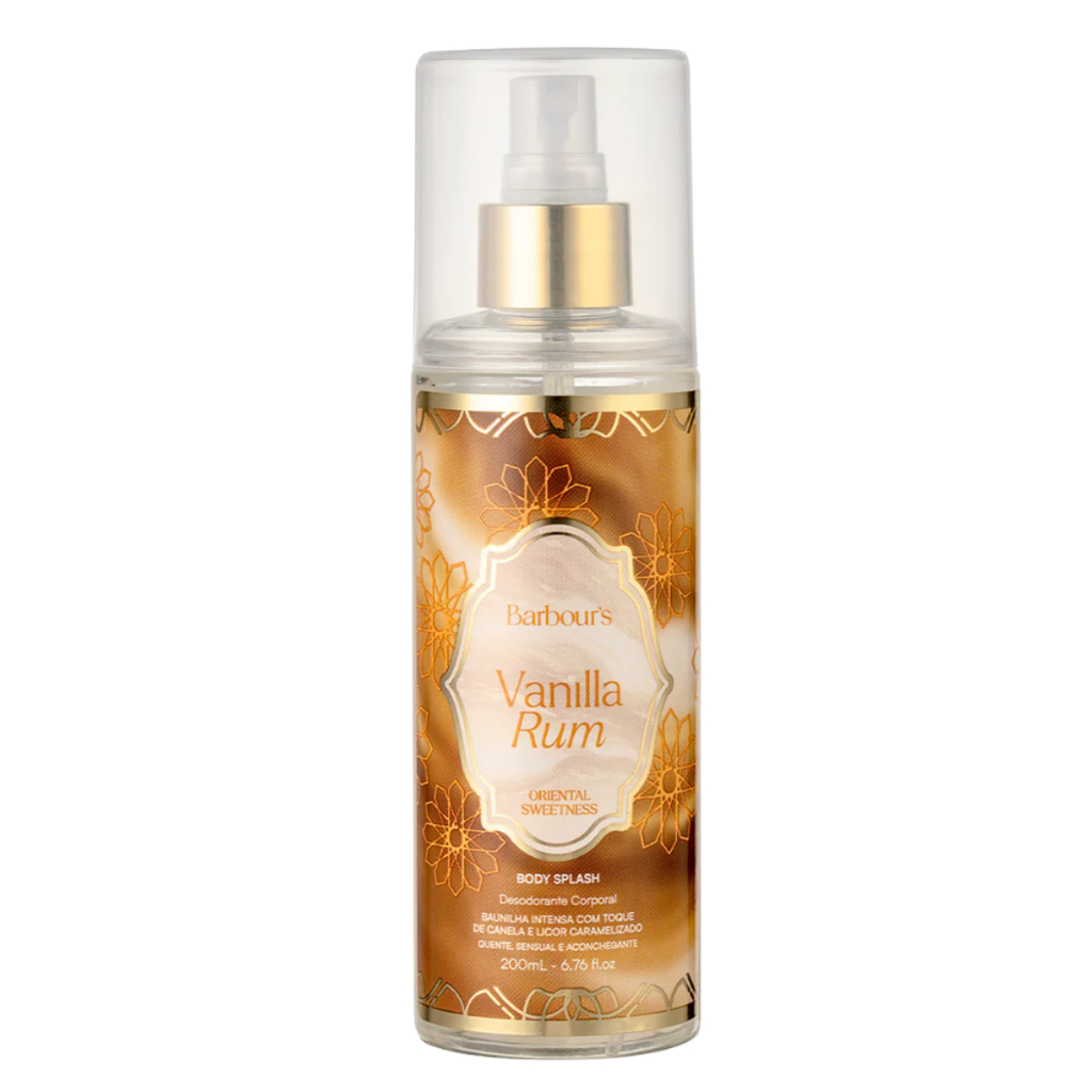 Body Splash Árabe Vanilla Rum Barbours Desodorante 200ml