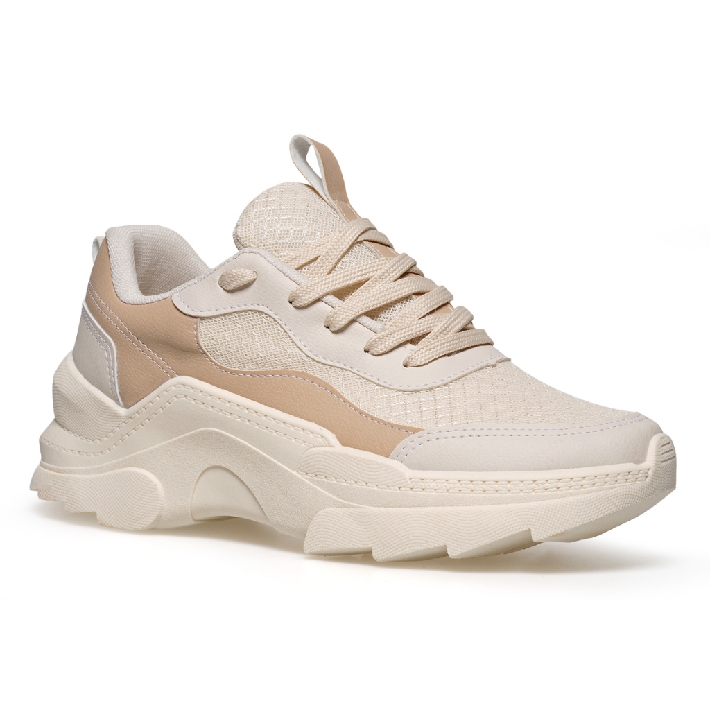 Tênis Tratorado Feminino Sneaker Plataforma Qualidade Confortável Macio Resistente Academia