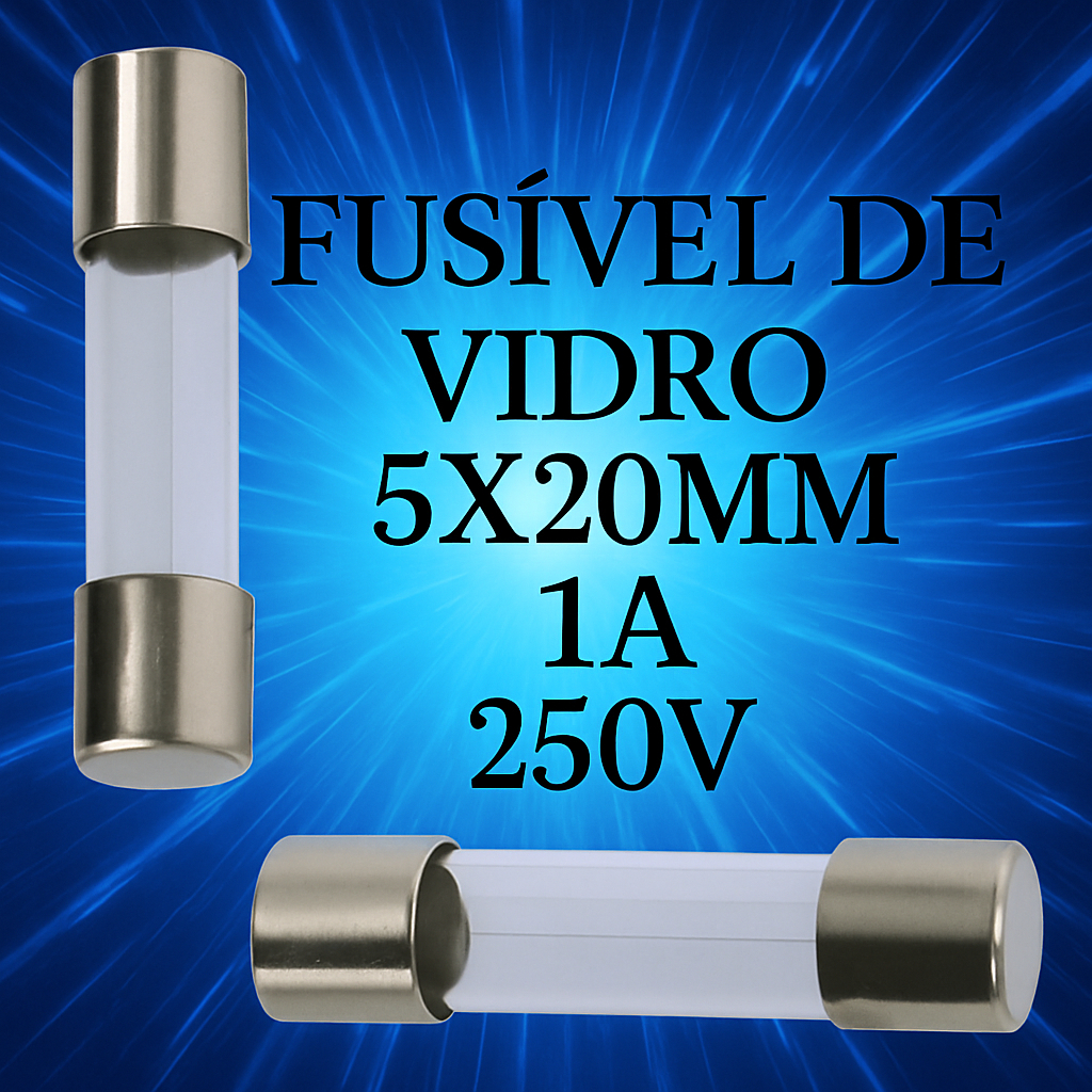 Fusível de Vidro 5x20mm - 1A 250V | A Segurança Inegável para Seus Circuitos Proteção