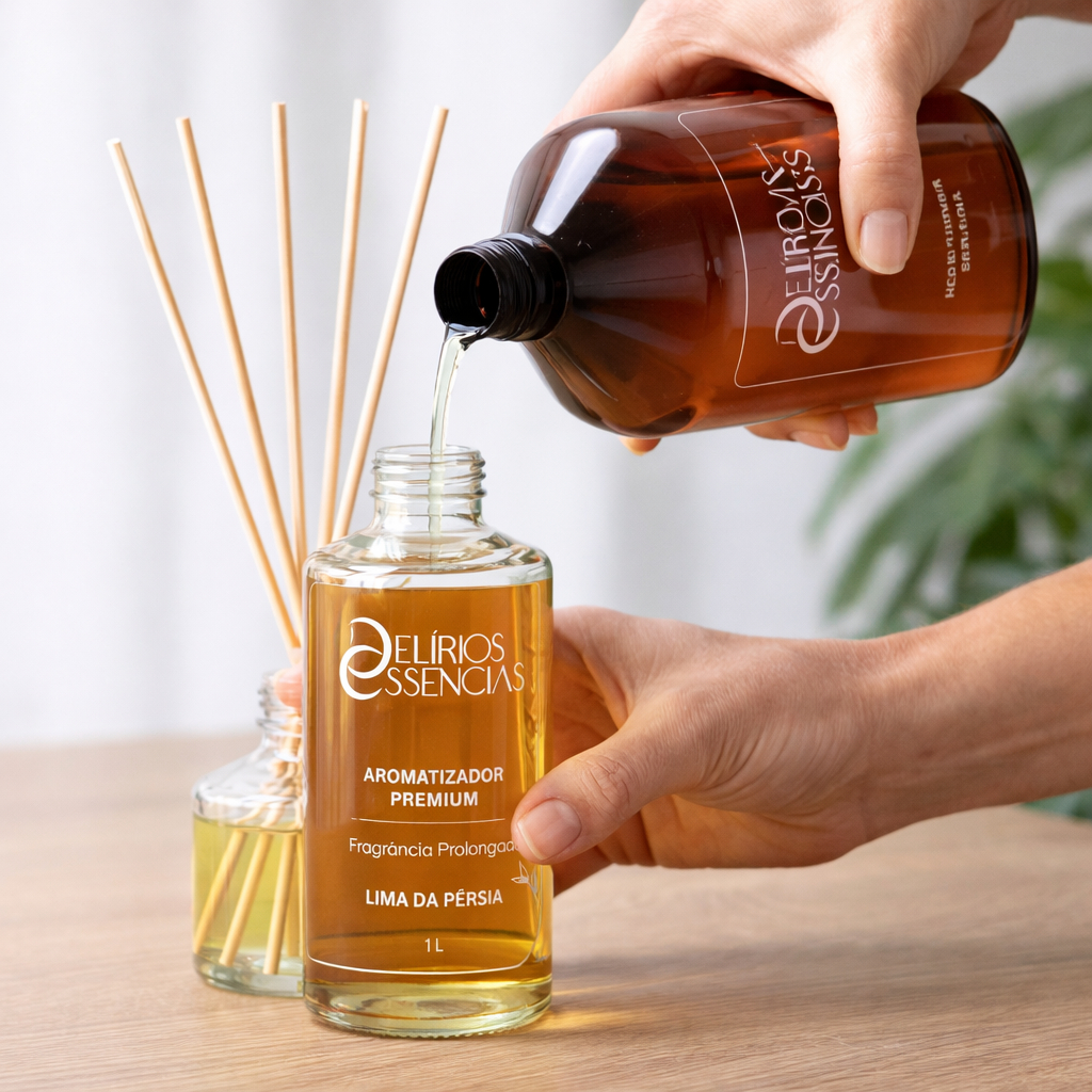 Refil Difusor Aroma Lima da Persia - Concentrado aromatizador de varetas ambiente perfumado em Oferta na Shopee