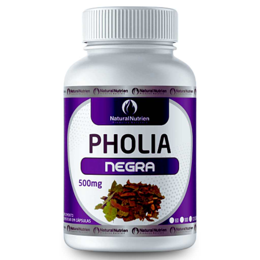 Pholia Negra 100 Cápsulas 500mg em Oferta na Shopee