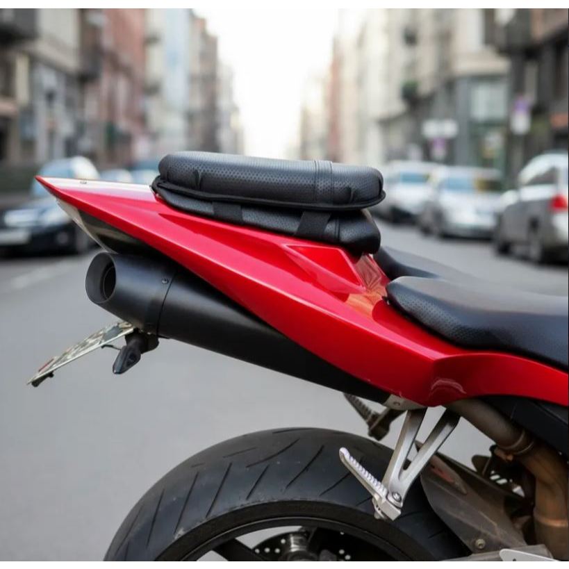 Almofada auxiliar Passageiro / carona / garupa Moto Esportiva Yamaha Mt 03 mt 07 mt 09 R3 R1 R6 - ConfortRide