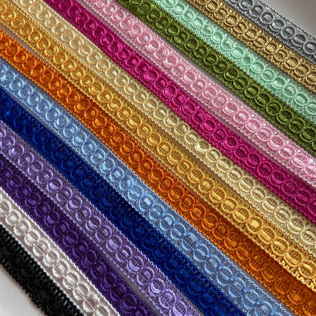 Fita Passamanaria Galão 114 13 mm  2 m Acabamento para Personalizados de Luxo Lembrancinhas