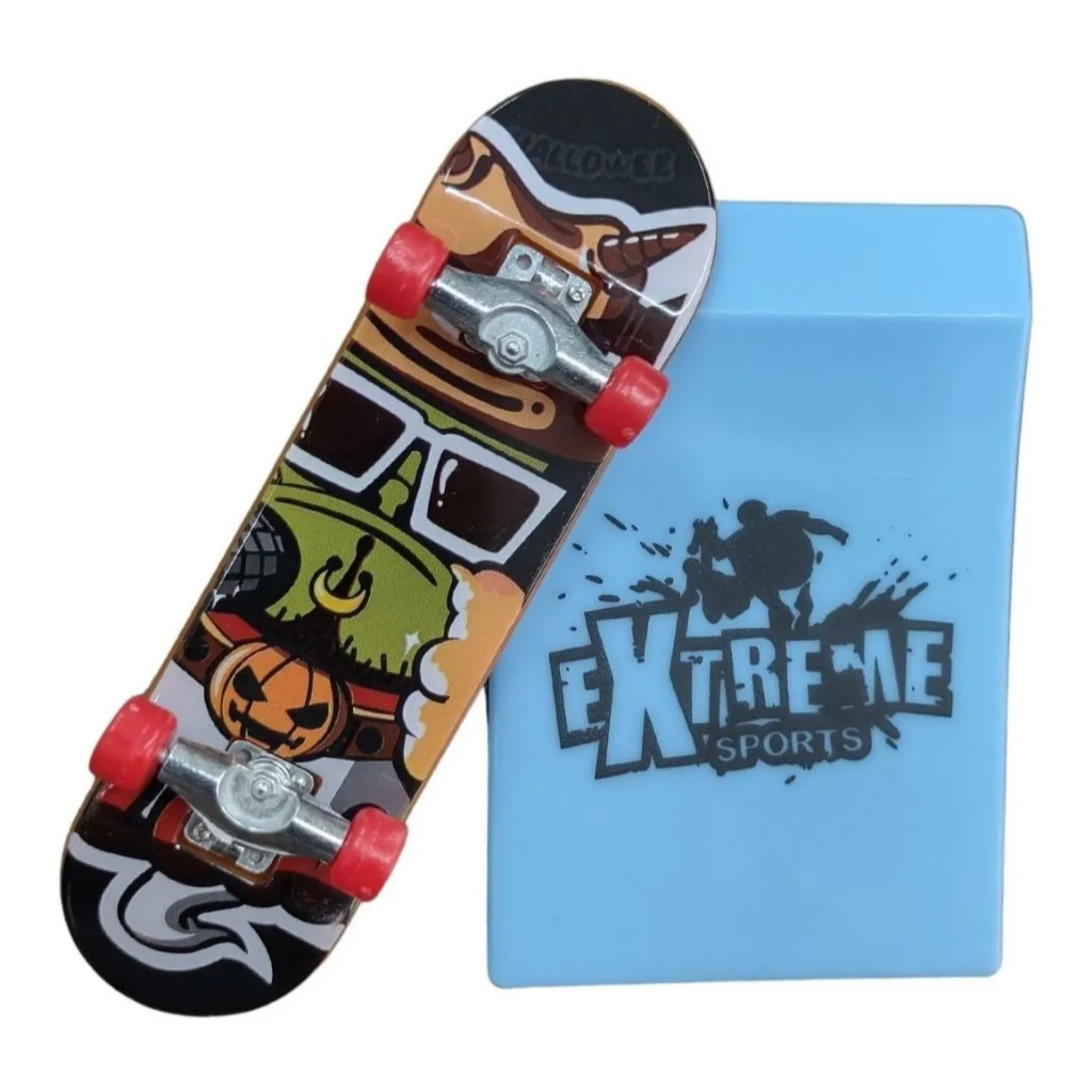 Skate De Dedo Com Rampa Brinquedo Radical Fingerboard