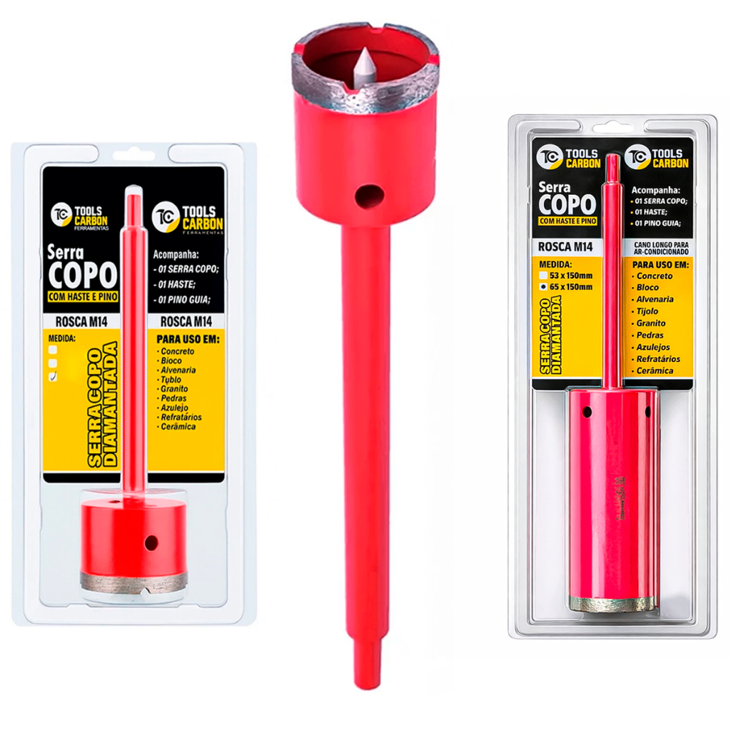 Serra Copo Diamantada Com Haste Para Furadeira Esmerilhadeira Parafusadeira em Oferta na Shopee