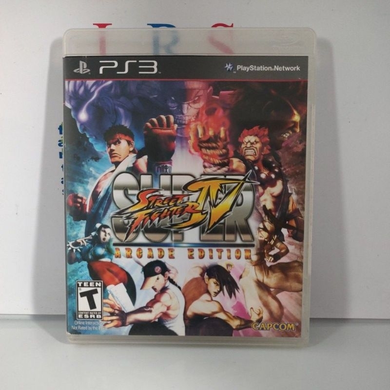 SUPER STREET FIGHTER X 4 ARCADE EDITION JOGO ORIGINAL PARA PLAYSTATION 3.