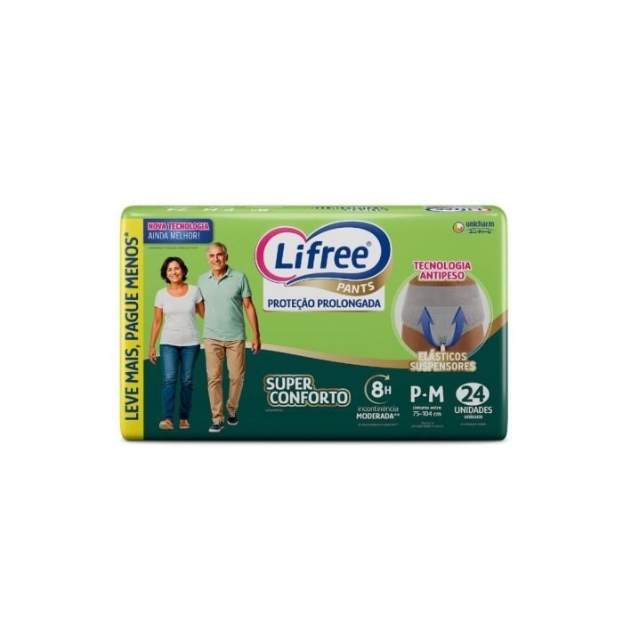 Lifree Fralda-Calça S Conforto Hiper P/M24