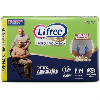 Lifree Fralda-Calça Extra Abs Hiper P/M24 em Oferta na Shopee