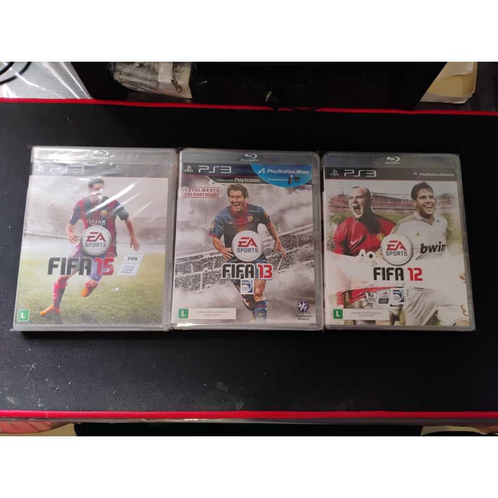 KIT 3 JOGOS FIFA PS3 - FIFA 12, FIFA 13 e FIFA 15