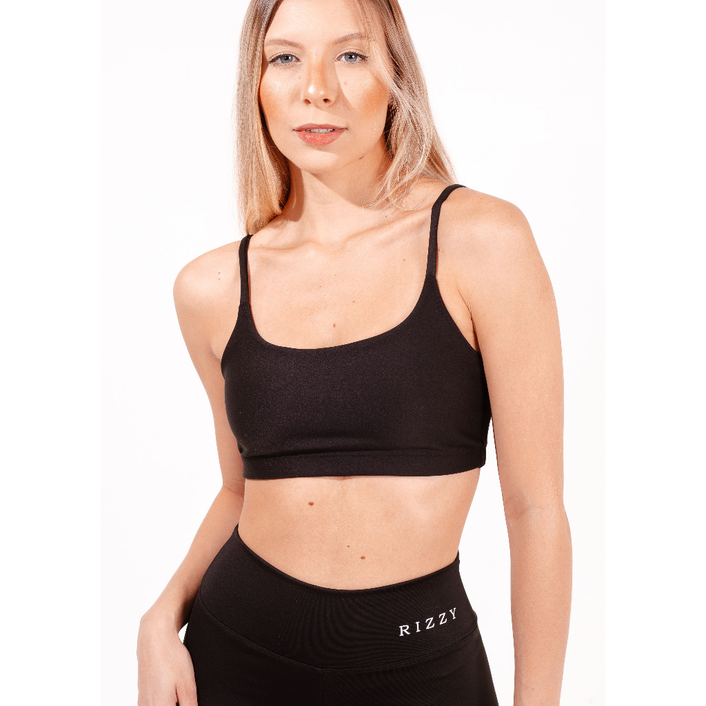 Top Fitness Feminino Academia Entrada Para Bojo Removível Poliamida Reforçado Zero Transparência