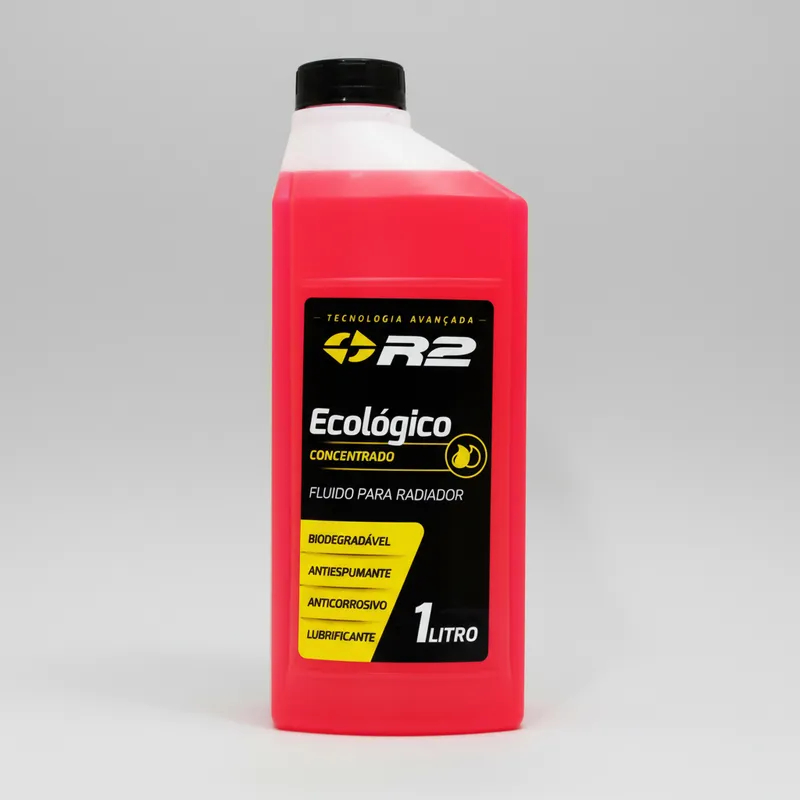 Aditivo Radiador Concentrado Ecológico Rosa 1 Litro Anticorrosivo Lubrificante Antiespumante