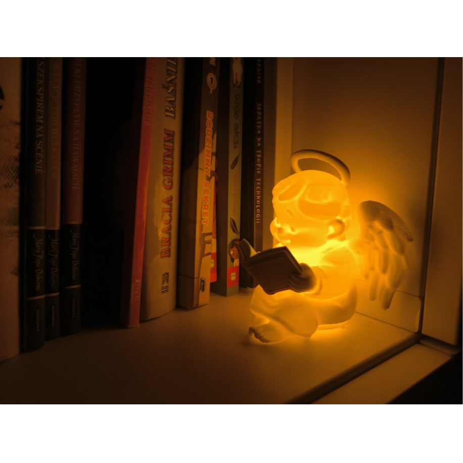 Anjinho Leitor - Mini Luminária em Oferta na Shopee