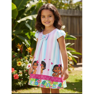 Vestido temático Moana Baby em Oferta na Shopee