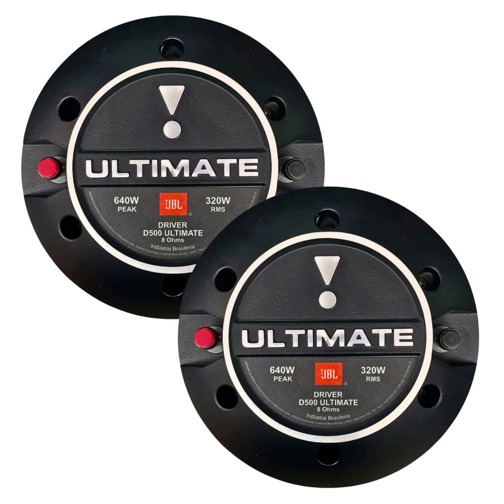 Kit 2 Driver Jbl D500 Ultimate 320wRms 8Ohms Preto em Oferta na Shopee