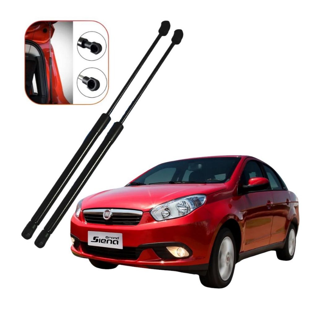 Amortecedor Mala Fiat Grand Siena 2012 A 2021 TechOne Kit 2un
