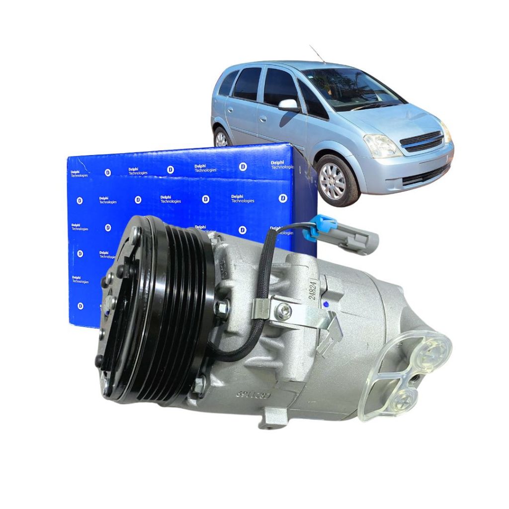 Compressor Ar Condicionado Para Automovel Chevrolet Meriva 1.4 2009 a 2012 Delphi CS10040