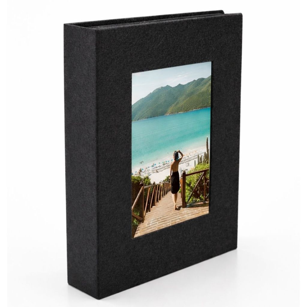 Álbum Fotográfico 10x15 Para 200 Fotos Porta Retrato Na Capa Personalizada em Oferta na Shopee