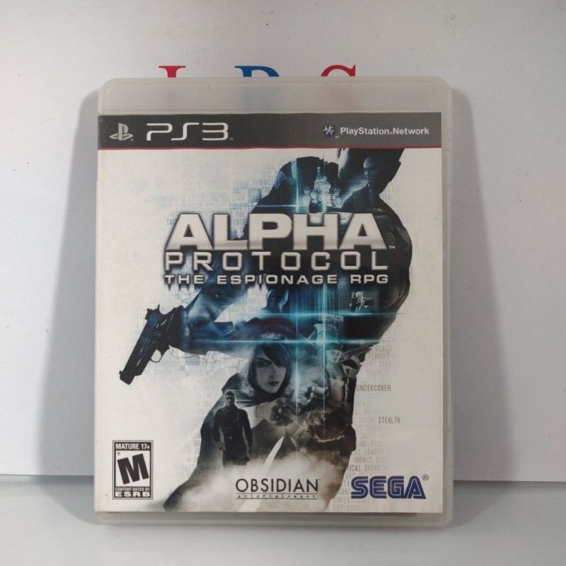 ALPHA PROTOCOL THE ESPIONAGE RPG JOGO ORIGINAL PARA PLAYSTATION 3.