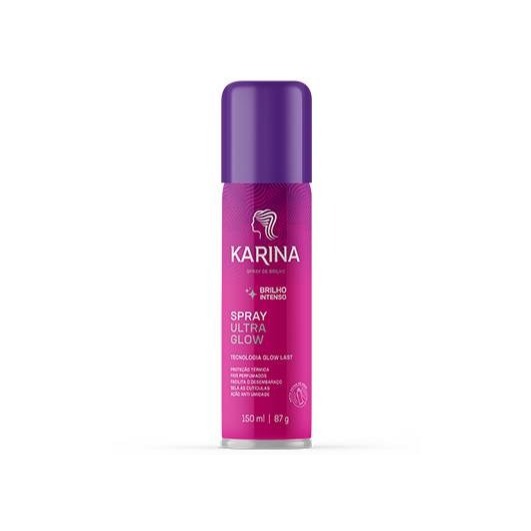 Fixador Capilar Karina Spray De Brilho Com 150ml em Oferta na Shopee