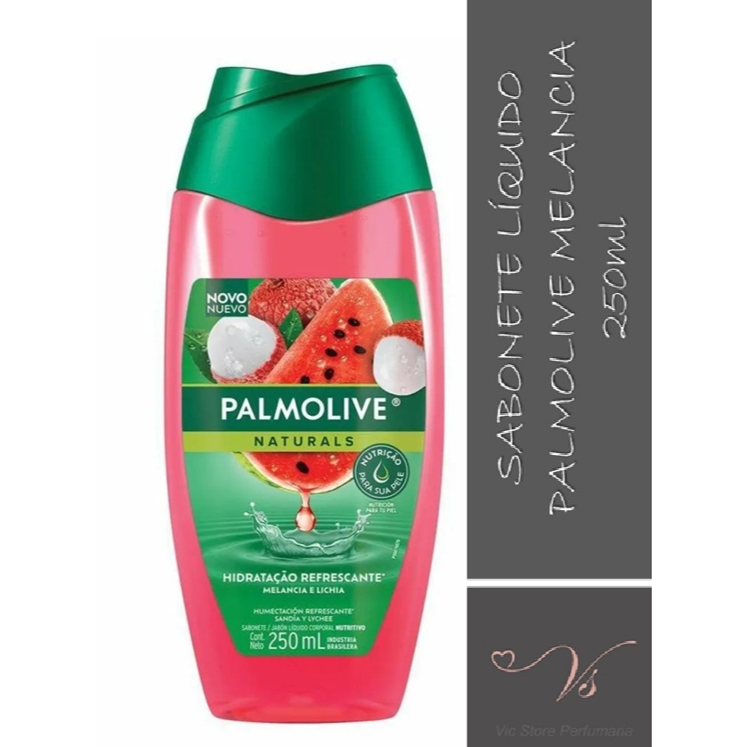 Sabonete Líquido Palmolive Naturals Melancia e Lichia 250ml em Oferta na Shopee