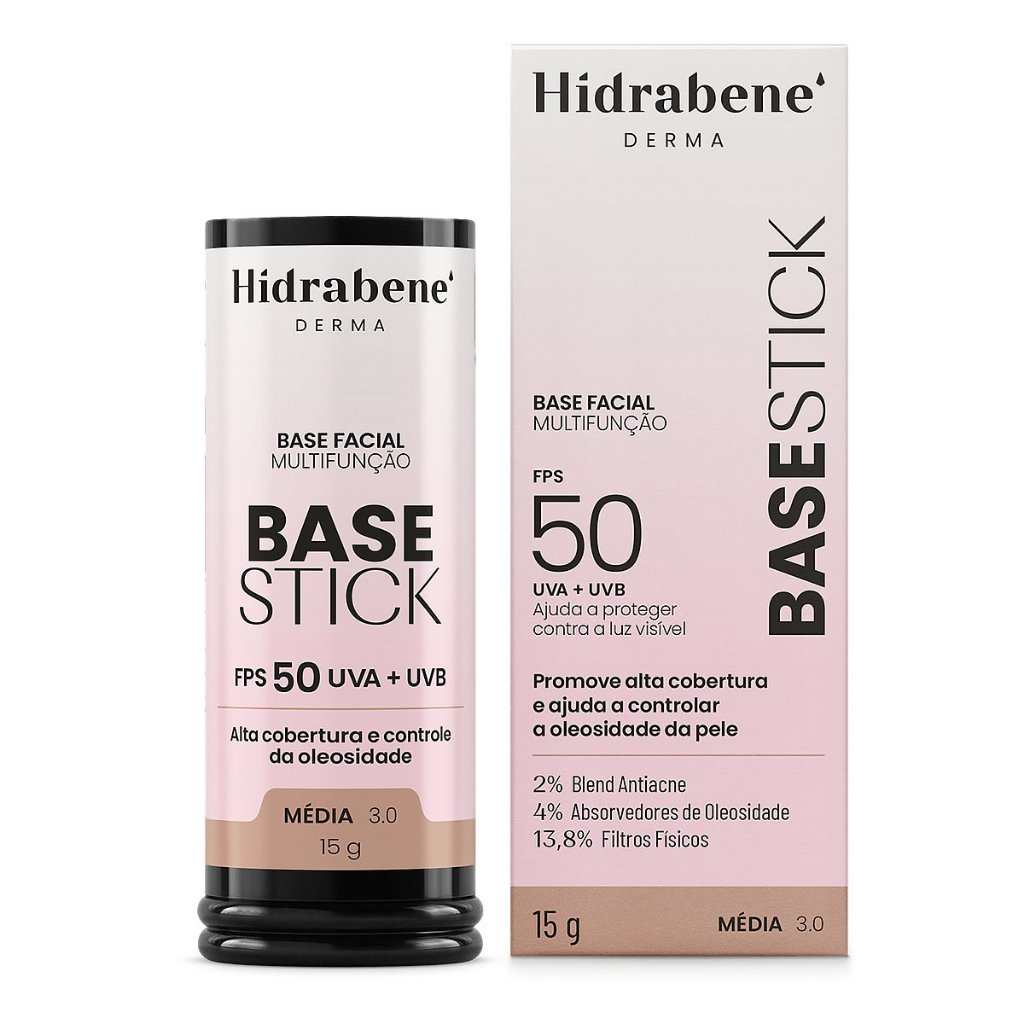 Hidrabene Base Stick Média 12g em Oferta na Shopee