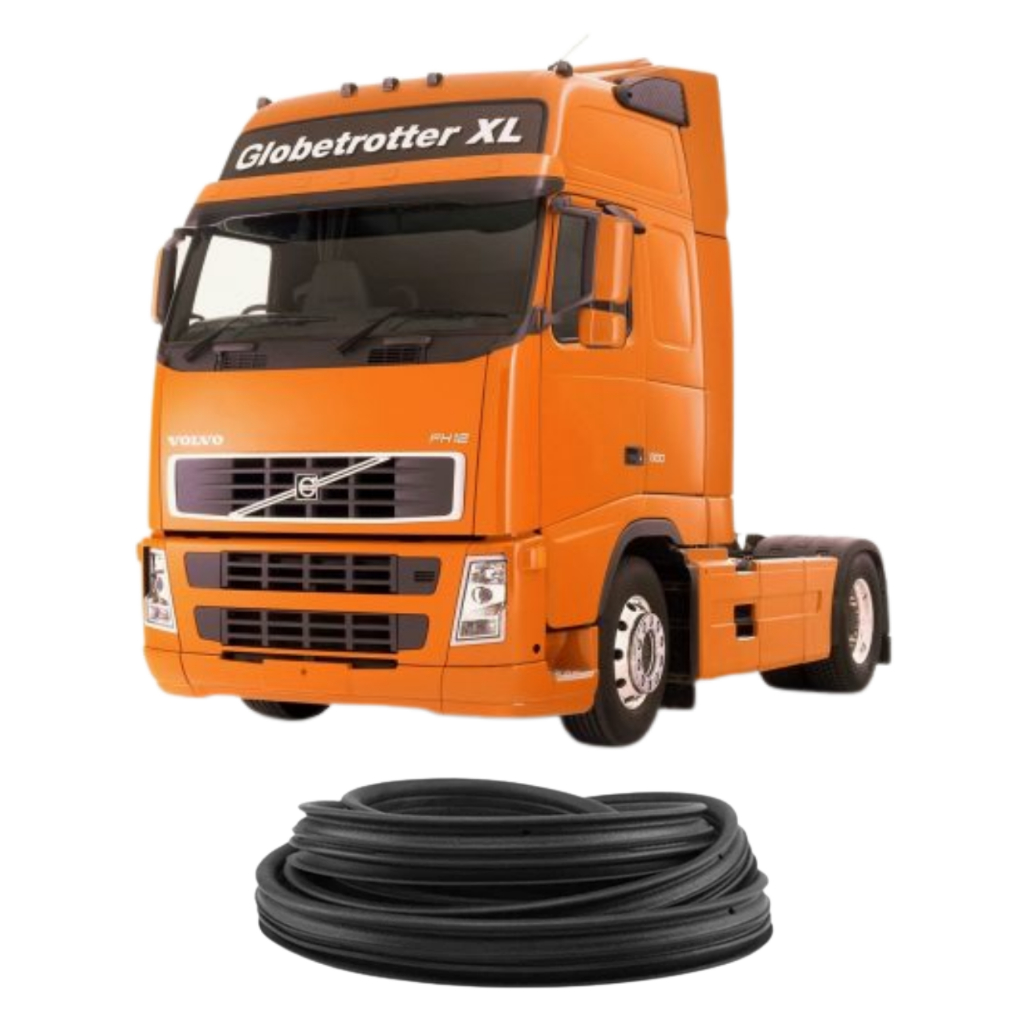 Borracha Porta Volvo Externa Adesivada Esquerda FH 12 FH 13 FM