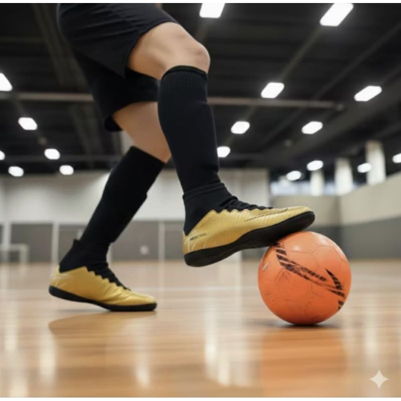 chuteira Infantil Futsal Salão Quadra Costurada e Colada para Crianças