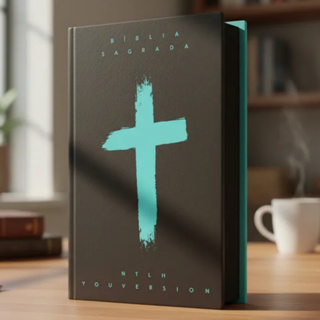 Biblia NTLH You Version | Letra Normal | Capa Dura | Cruz Menta em Oferta na Shopee