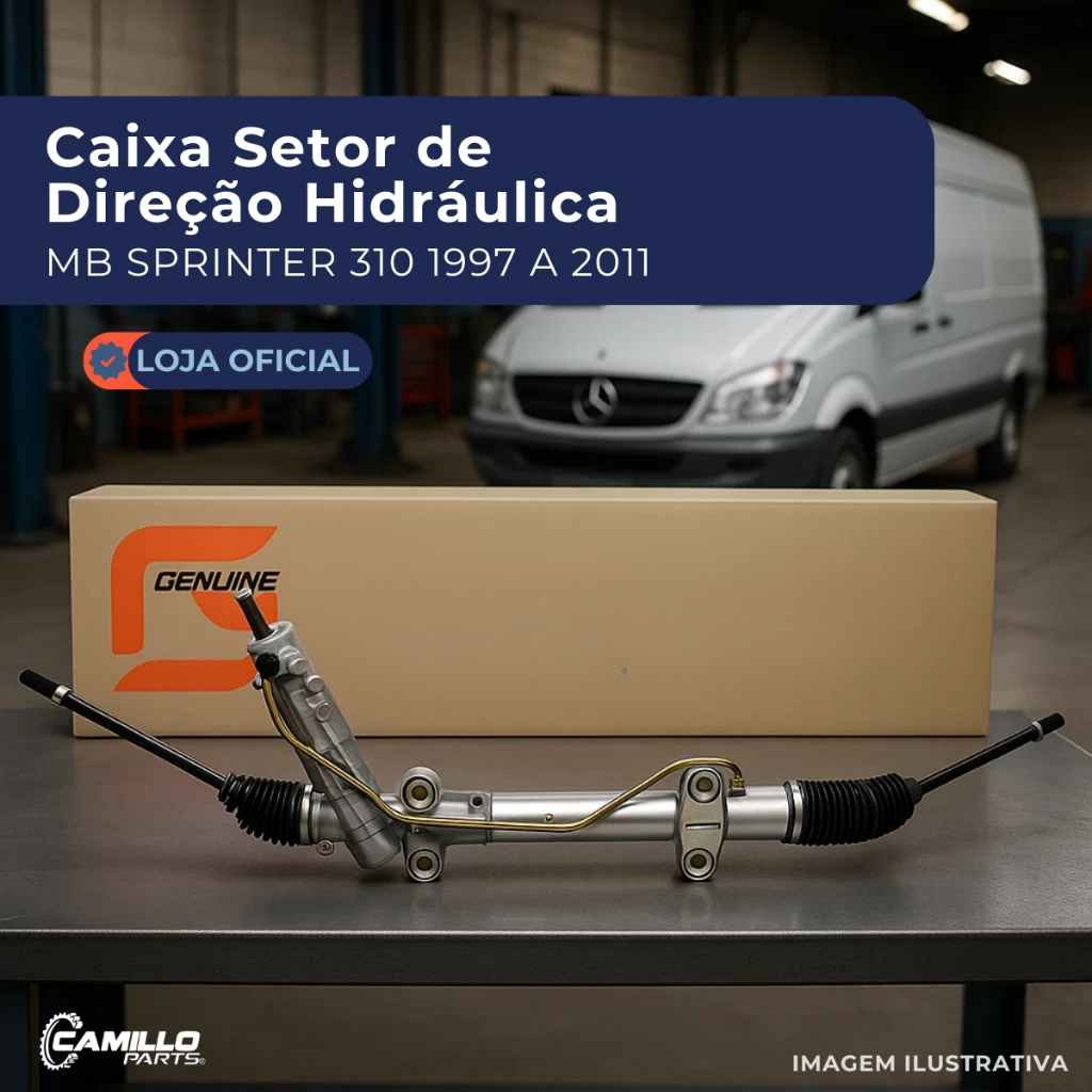 Caixa Direcao Hidraulica Nova Sprinter 310 312 313 Garantia Alta Qualidade em Oferta na Shopee
