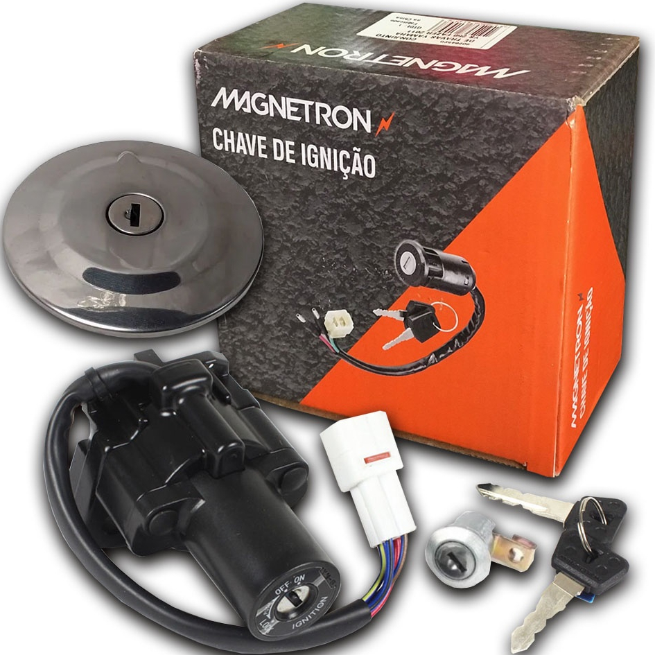 Kit Chave Ignição Fazer 250 2007 2008 2009 2010 Marca Magnetron