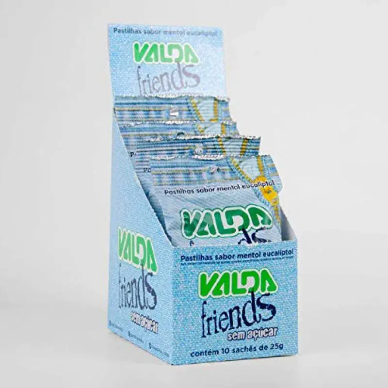 Valda Friends Sache 25g 10 Unidades em Oferta na Shopee