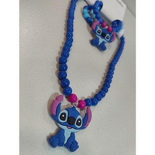 Kit Colar e Pulseira infantil do Stitch