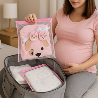 kit com 7 Saco Envelope Impermeável com Zíper para roupa suja molhada Maternidade em Oferta na Shopee