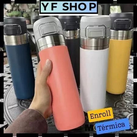 Garrafa de agua Térmica Quick Flip 800ML em Oferta na Shopee