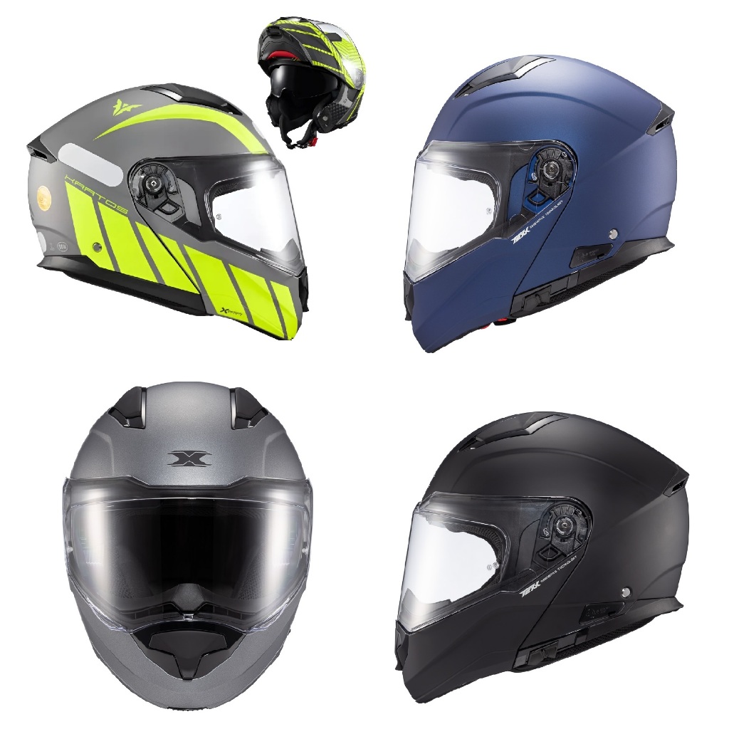 Capacete Texx Kratos Lançamento Escamoteável Viseira Solar Interna Moto Proteção Segurança