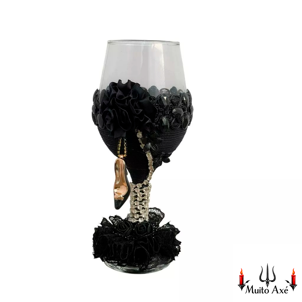 Taça Grande Pomba Gira Luxo 490ml Maria Padilha Cigana Farrapo Quitéria Rainha Mulambo