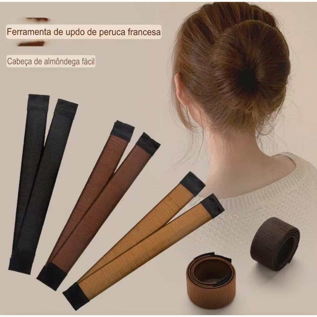 Modeladora para Coque Duplo/ Coque Facil em Oferta na Shopee