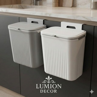 Lixeira Suspensa Luxo 9L Para Cozinha e Banheiro, Chão ou Parede, Suporte ou Adesivo De Pendurar em Oferta na Shopee