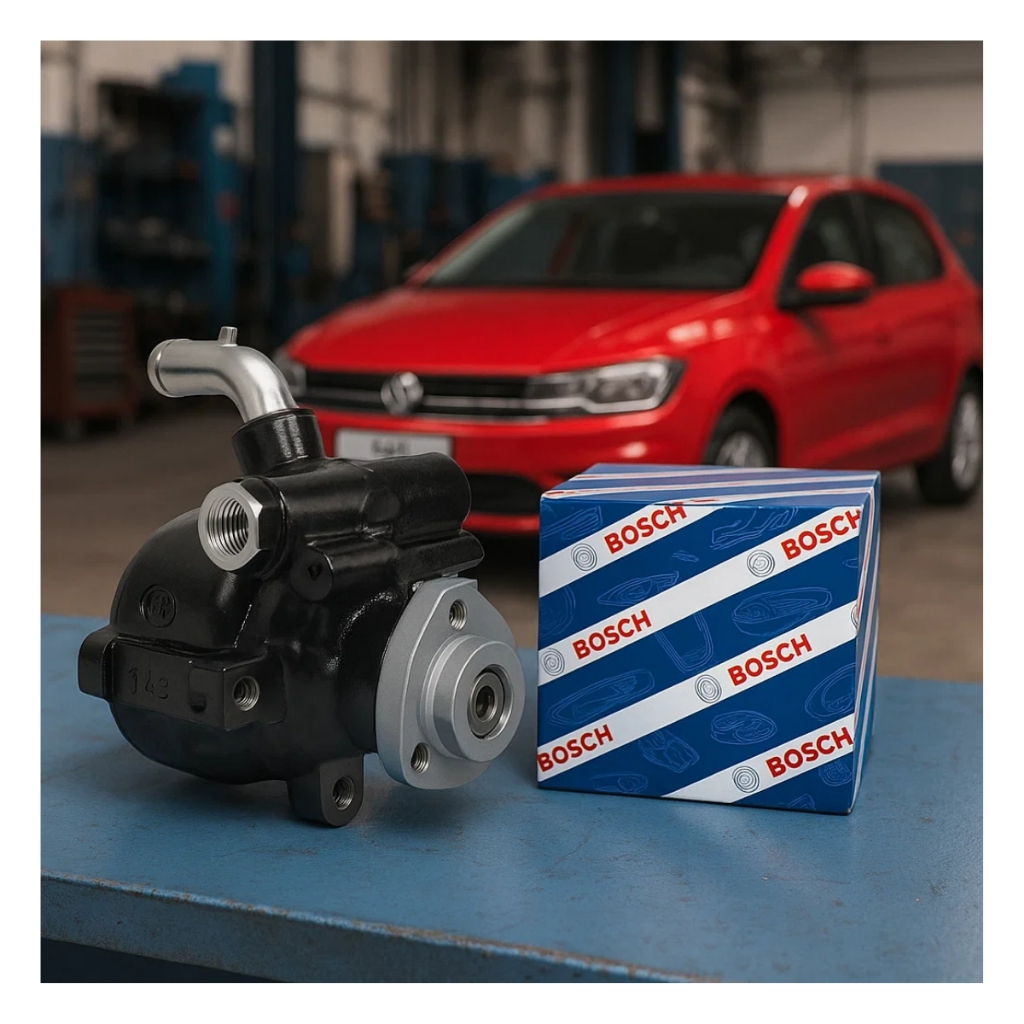 Bomba Direcao Hidraulica Volkswagen Gol Fox Voyage Saveiro Golf Polo Bosch Precisao