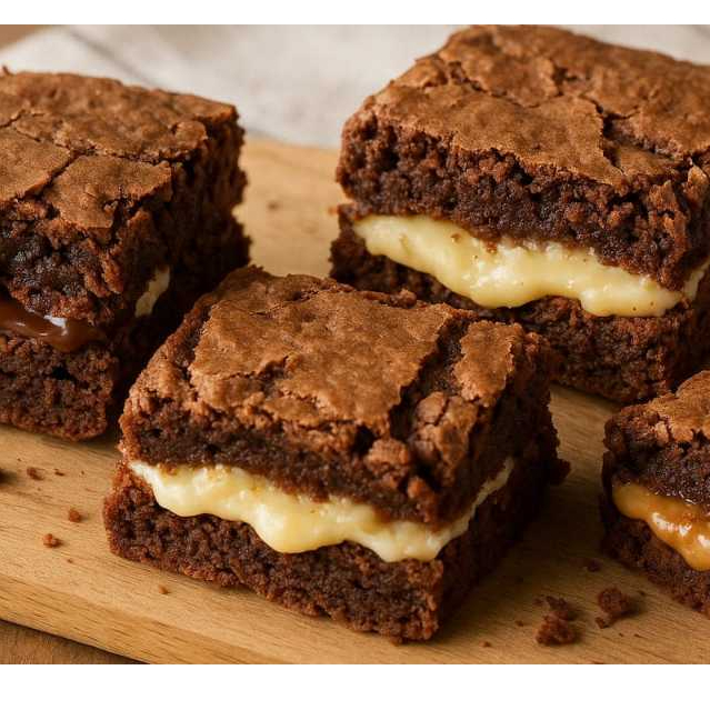 Brownie de Nutella com Ninho 65g | Kit 5 Unidades | Brownie Gourmet Artesanal