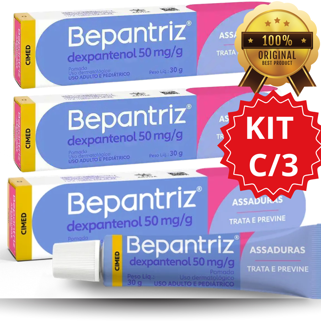 BEPANTRIZ KIT COM 3 UNIDADES em Oferta na Shopee