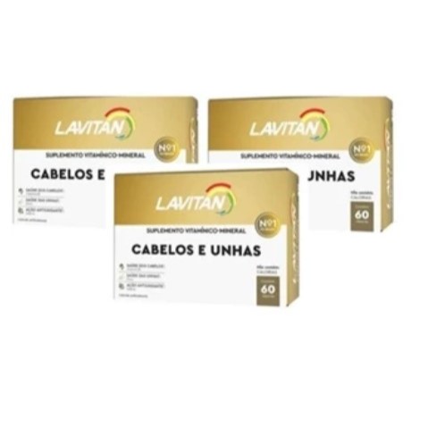 Lavitan Hair Cabelos e Unha com 60 Cápsulas - Cimed em Oferta na Shopee