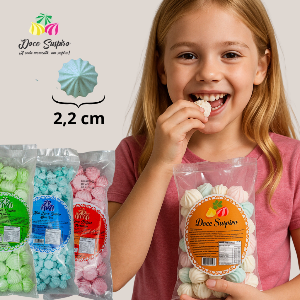 1.200 Suspiros Caseiro Gourmet Lembrancinha
